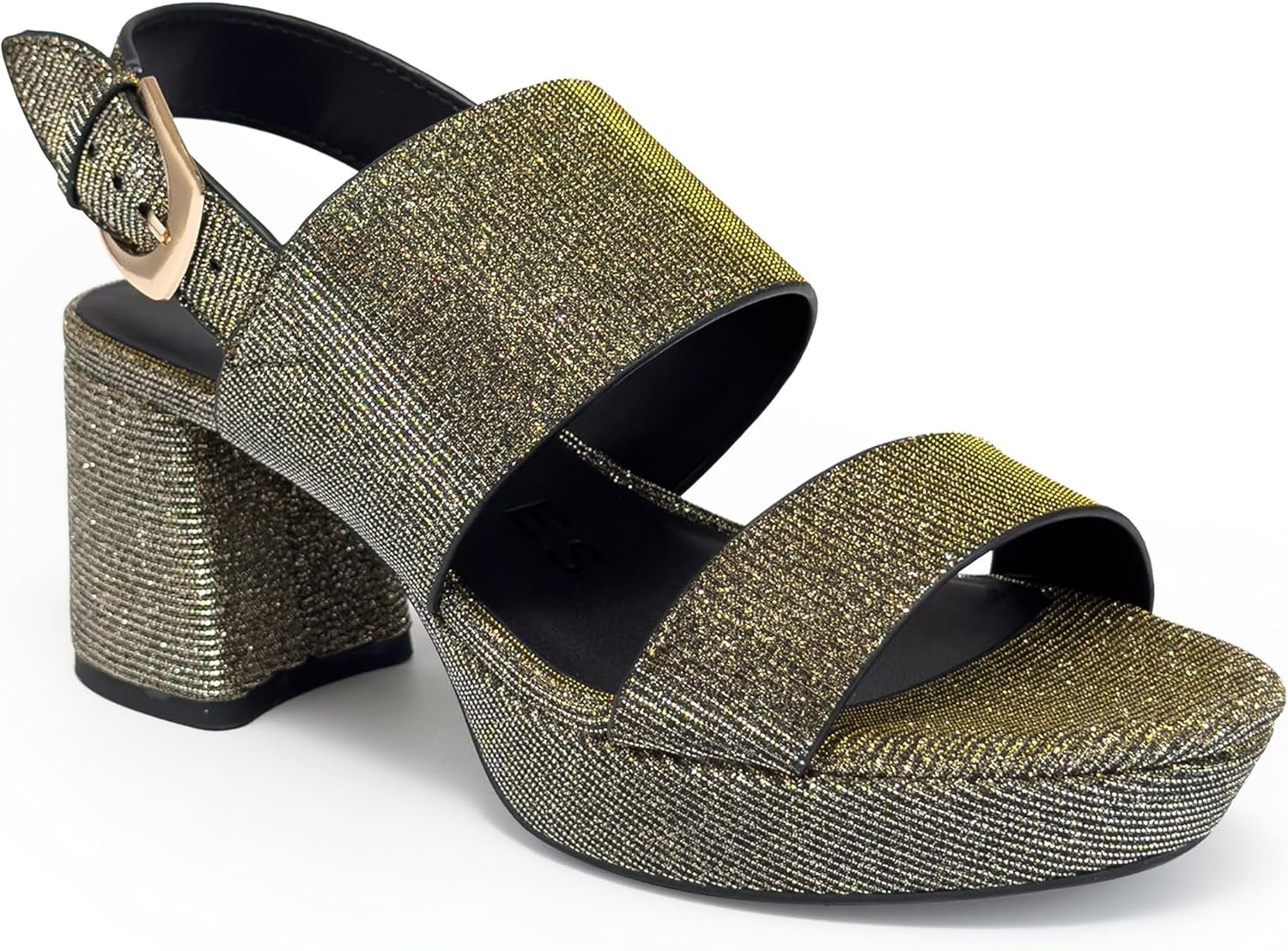 Aerosoles Women’s Camilia Platform Sandal(Gold Stretch Lame)