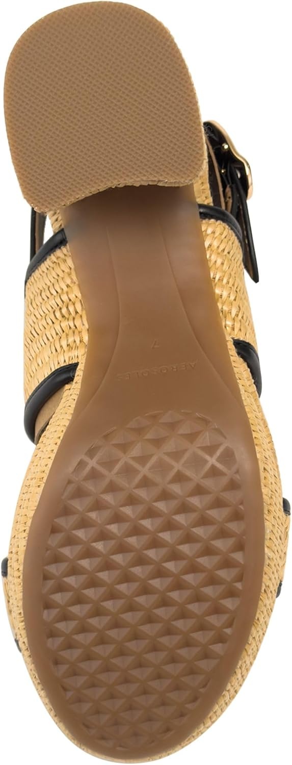 Aerosoles Women’s Camera Platform Sandal(Natural)