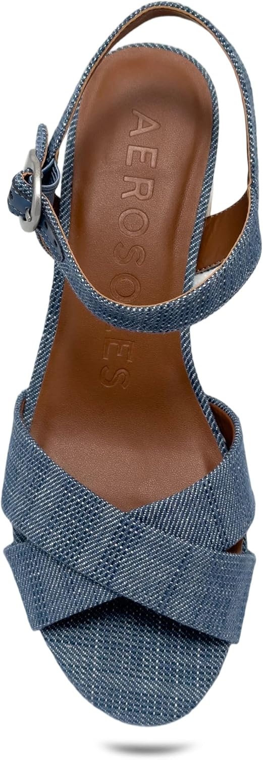 Aerosoles womens Charlye(Blue Denim)