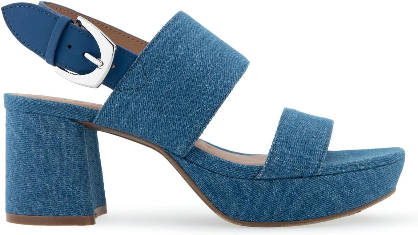 Aerosoles Women’s Camilia Platform Sandal(Medium Blue Denim)