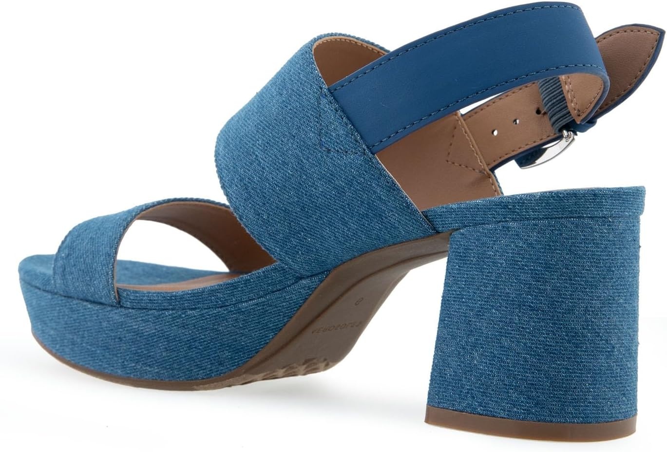 Aerosoles Women’s Camilia Platform Sandal(Medium Blue Denim)