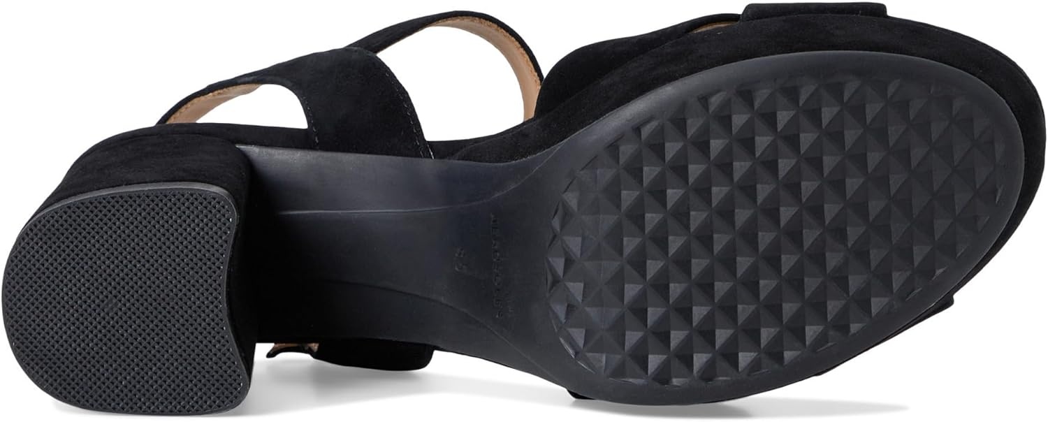Aerosoles Women’s Cosmos Heeled Sandals(Black Suede)