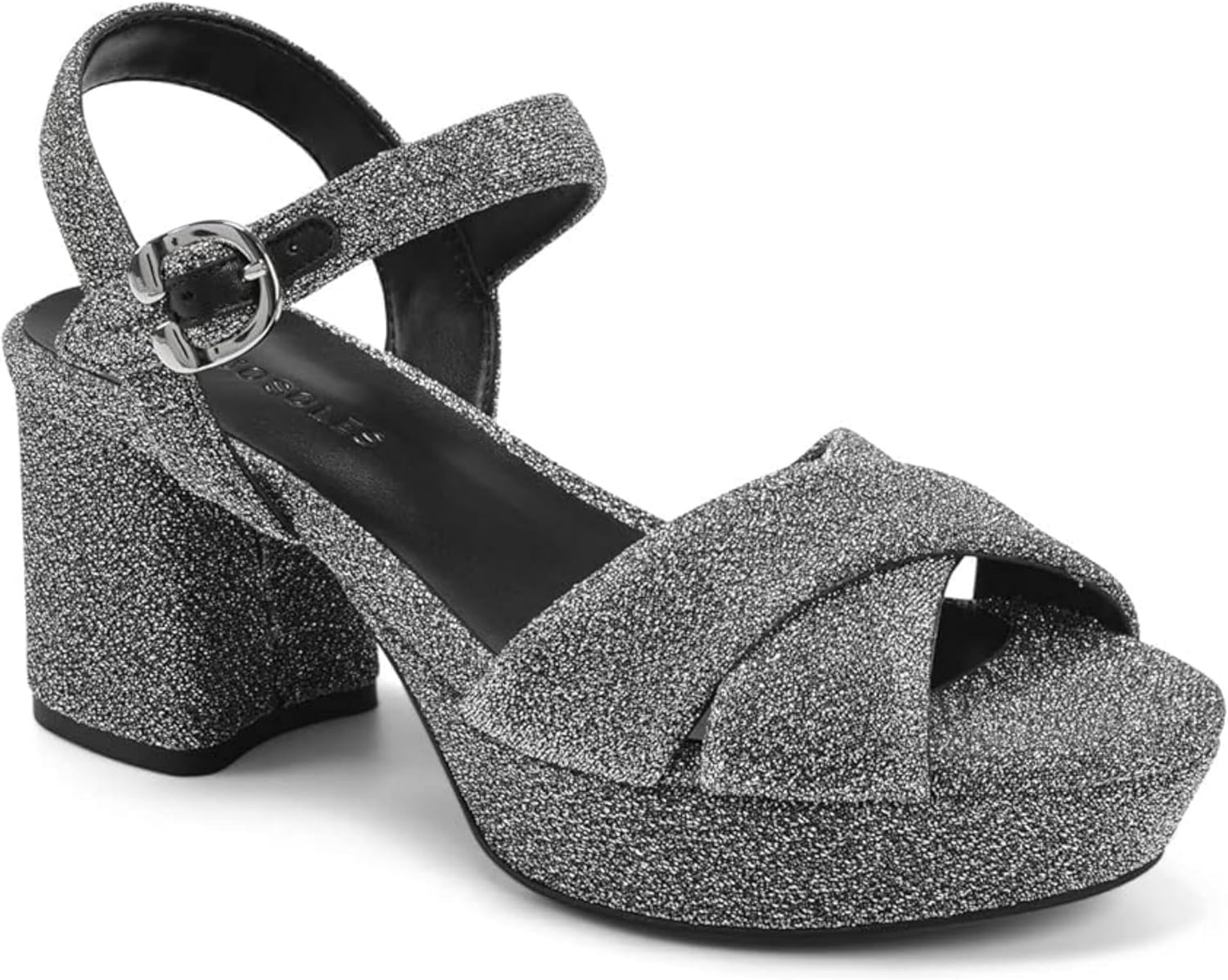 Aerosoles Women’s Cosmos Heeled Sandals(Silver Metallic)
