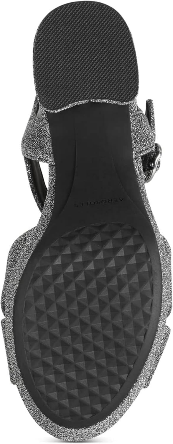 Aerosoles Women’s Cosmos Heeled Sandals(Silver Metallic)