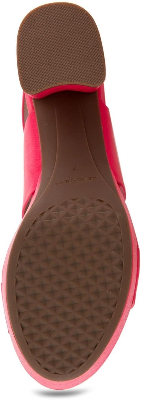 Aerosoles Women’s Camera Platform Sandal(Virtual Pink Leather)