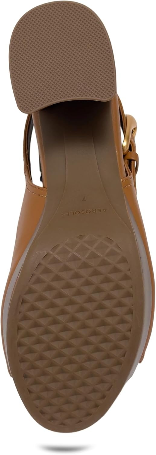 Aerosoles womens Chancey(Tan Faux Soft Leather)