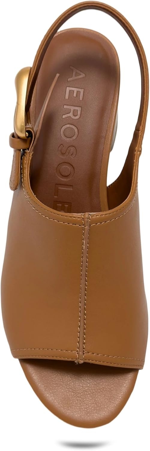 Aerosoles womens Chancey(Tan Faux Soft Leather)