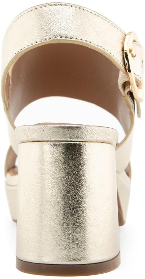 Aerosoles Women’s Camera Platform Sandal(Gold Metallic Leather)