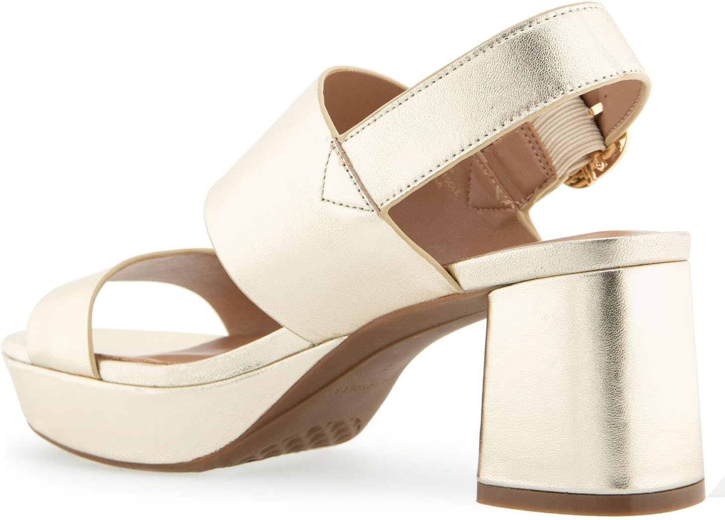 Aerosoles Women’s Camera Platform Sandal(Gold Metallic Leather)
