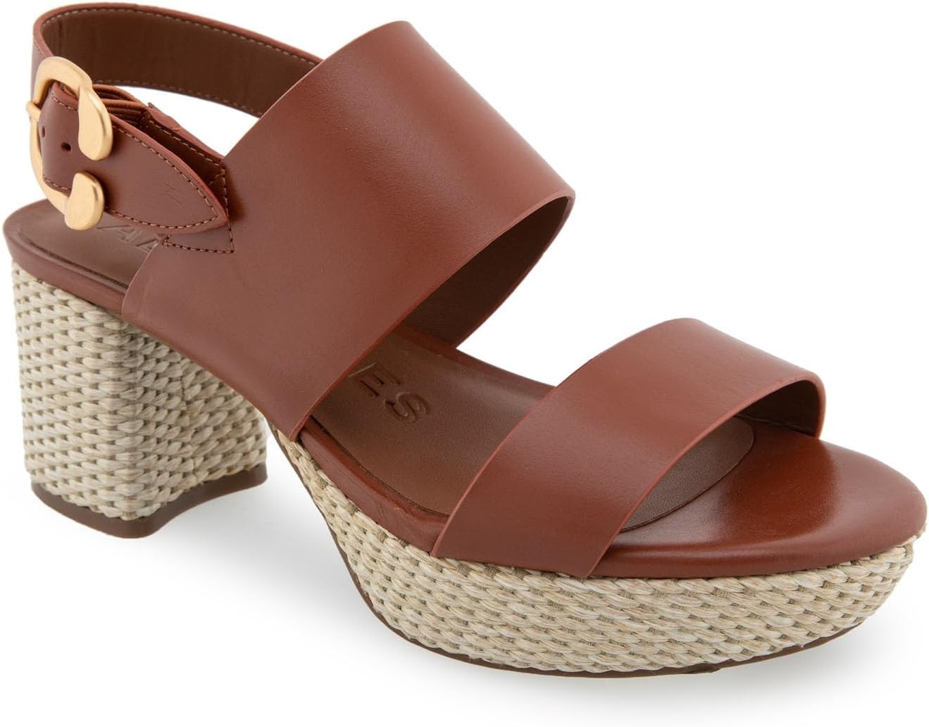 Aerosoles Women’s Camera Platform Sandal(Ginger Bread Combo)