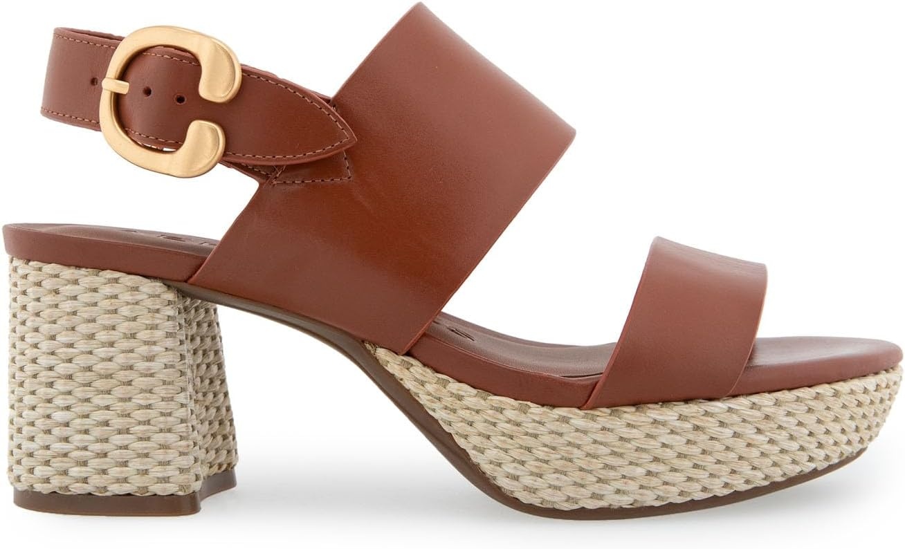 Aerosoles Women’s Camera Platform Sandal(Ginger Bread Combo)