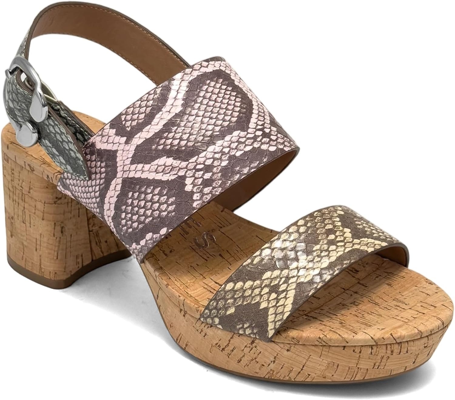 Aerosoles Women’s Camera Platform Sandal(Snake Print)
