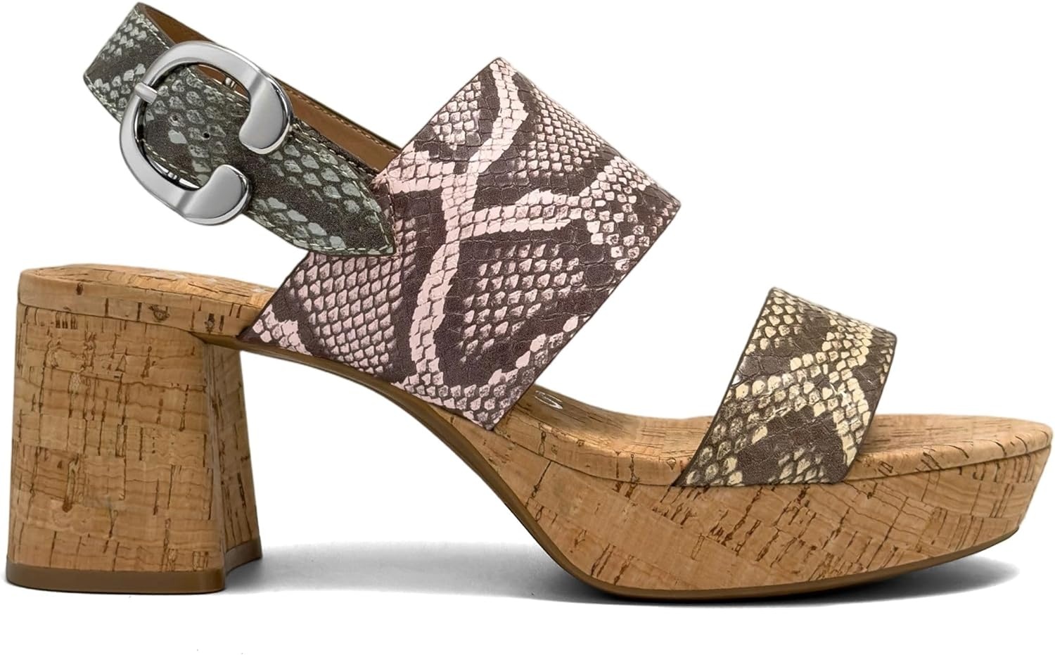 Aerosoles Women’s Camera Platform Sandal(Snake Print)