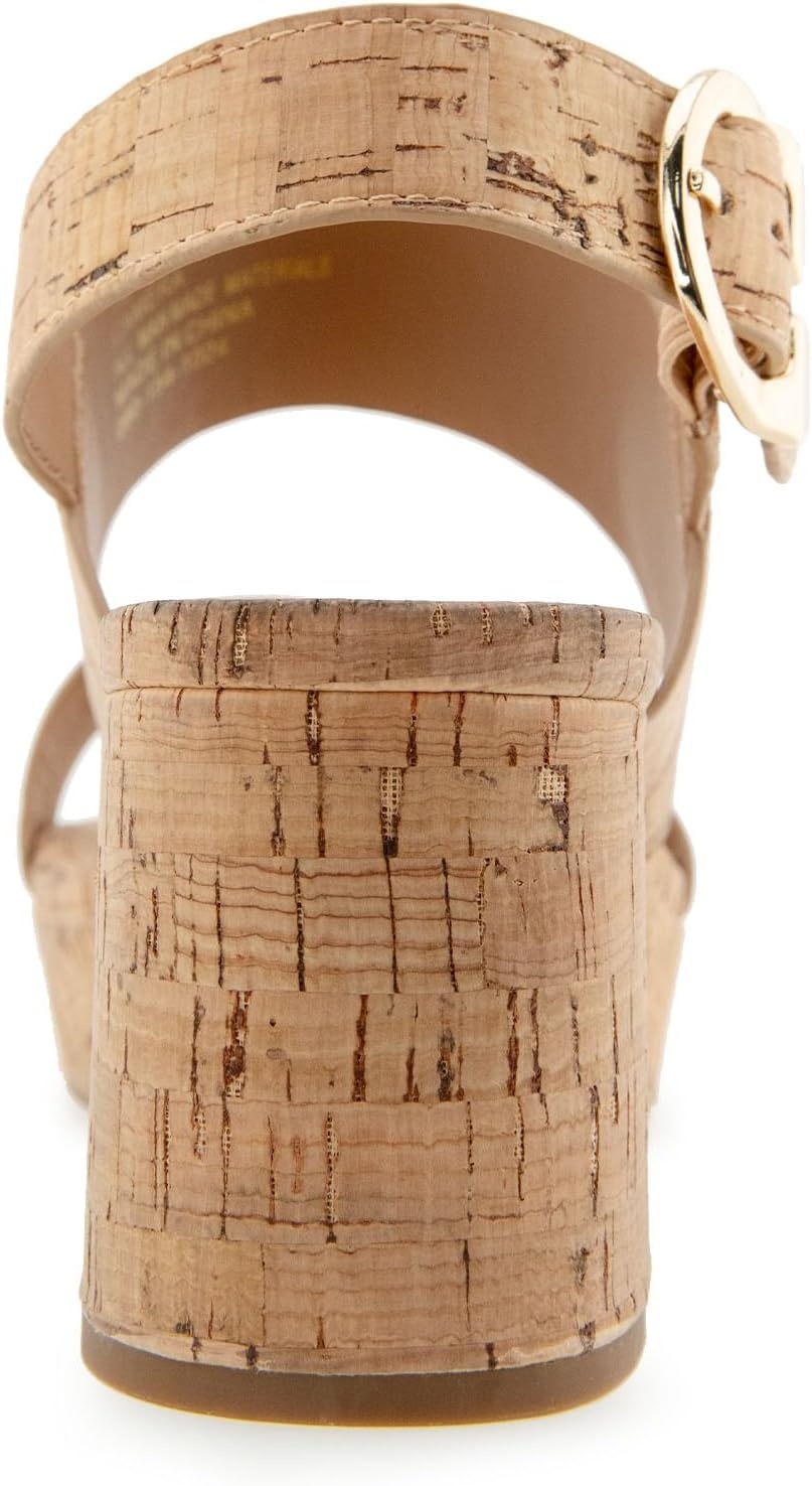 Aerosoles Women’s Camera Platform Sandal(Natural Cork)