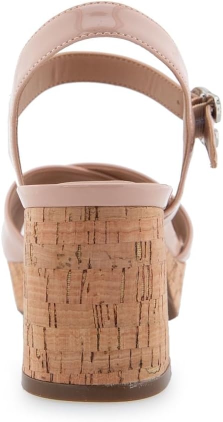 Aerosoles Women’s Cosmos Heeled Sandals(Cipria Patent Pu)