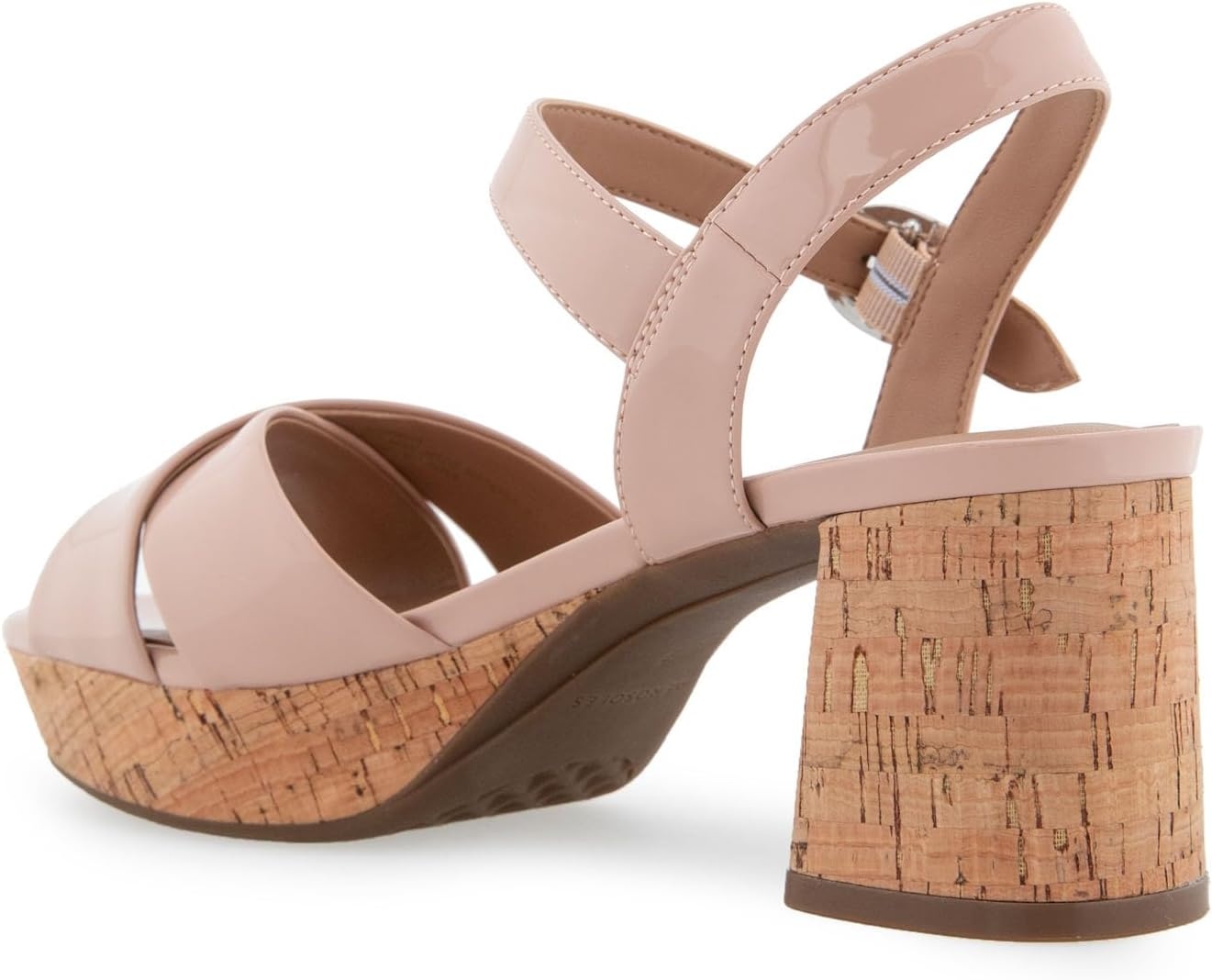 Aerosoles Women’s Cosmos Heeled Sandals(Cipria Patent Pu)
