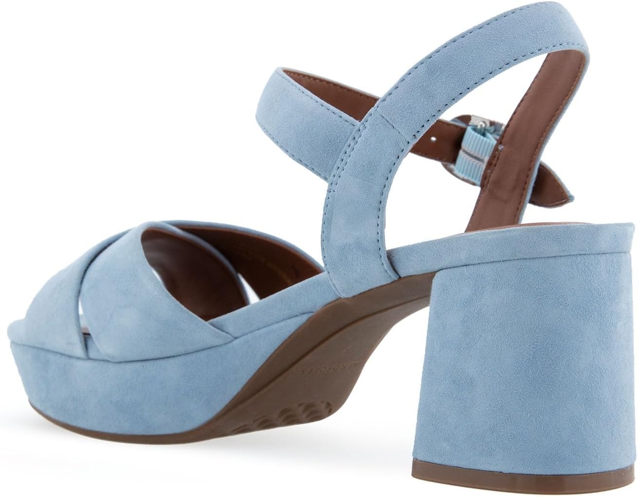 Aerosoles Women’s Cosmos Heeled Sandals(Dusty Blue Suede)