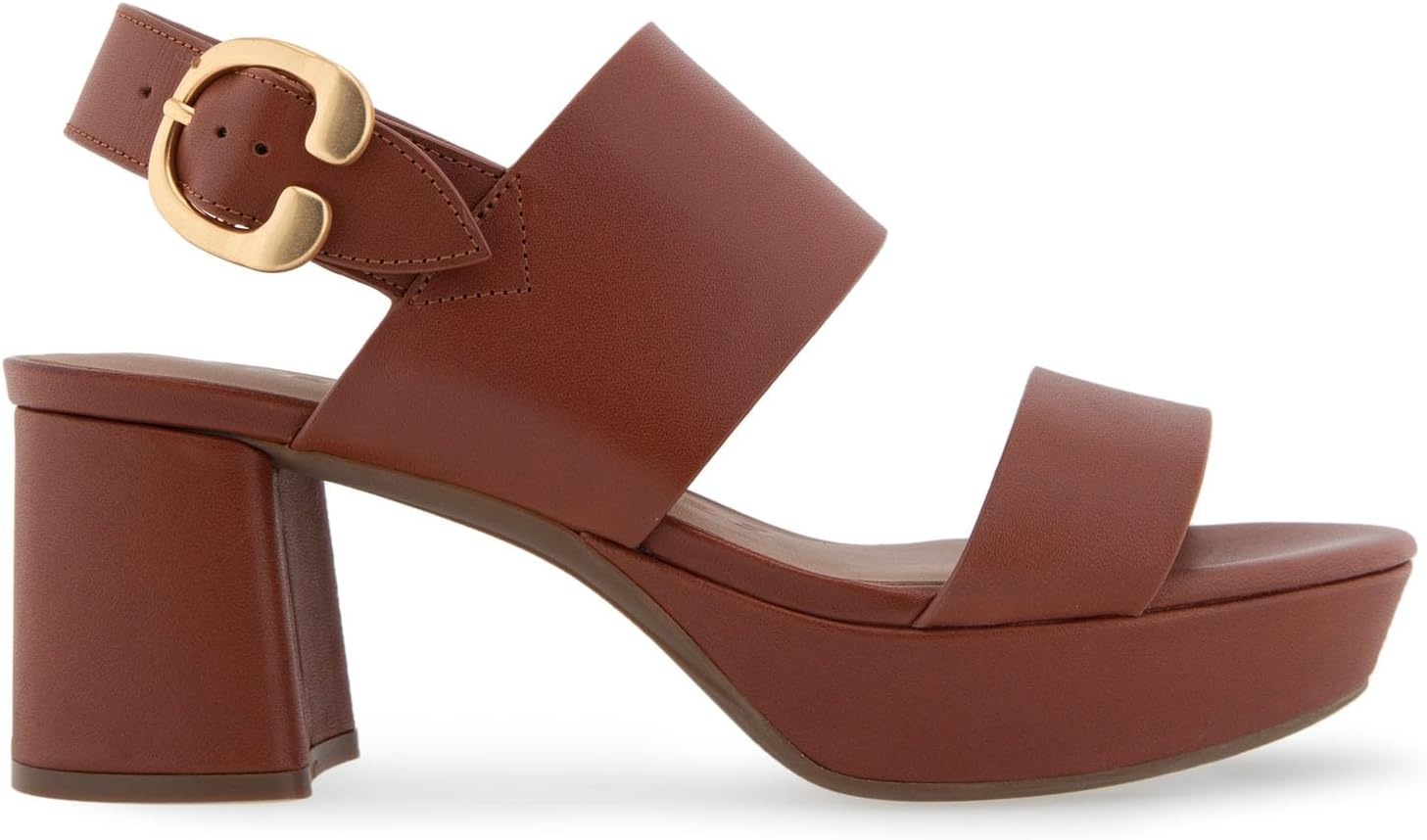 Aerosoles Women’s Camera Platform Sandal(Clay Leather)