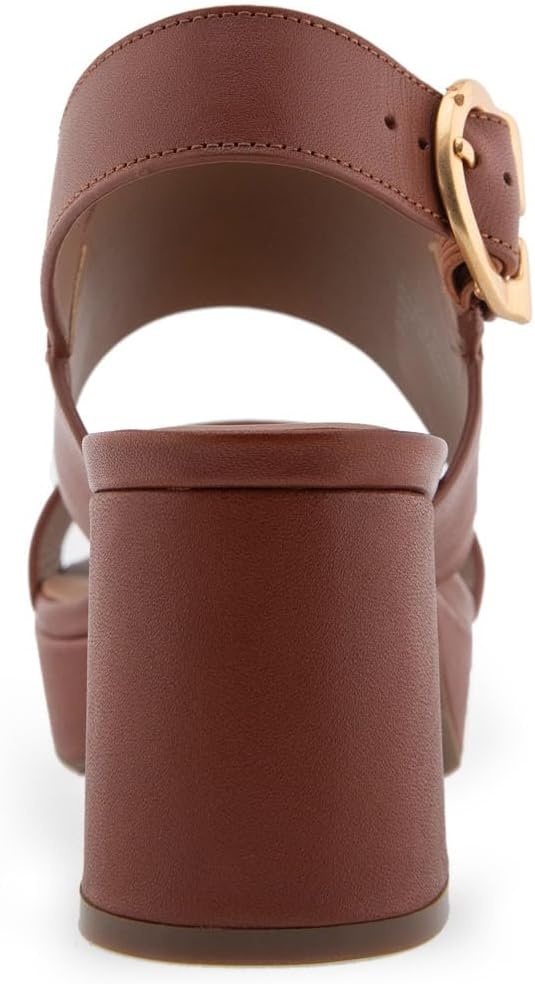 Aerosoles Women’s Camera Platform Sandal(Clay Leather)