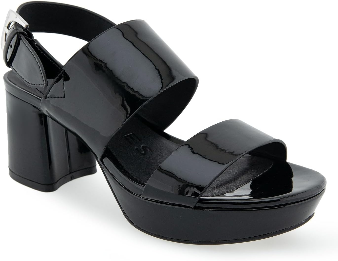 Aerosoles Women’s Camilia Platform Sandal(Black Patent)