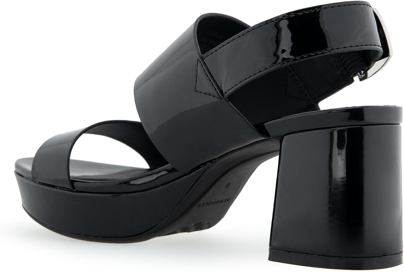 Aerosoles Women’s Camilia Platform Sandal(Black Patent)