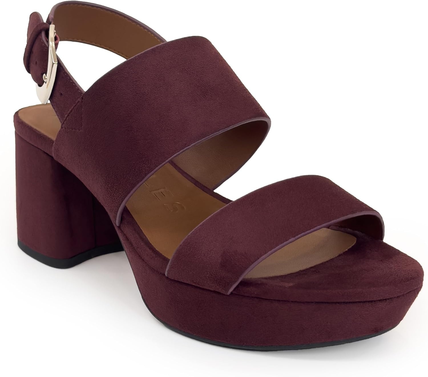 Aerosoles Women’s Camilia Platform Sandal(Fig Faux Suede)