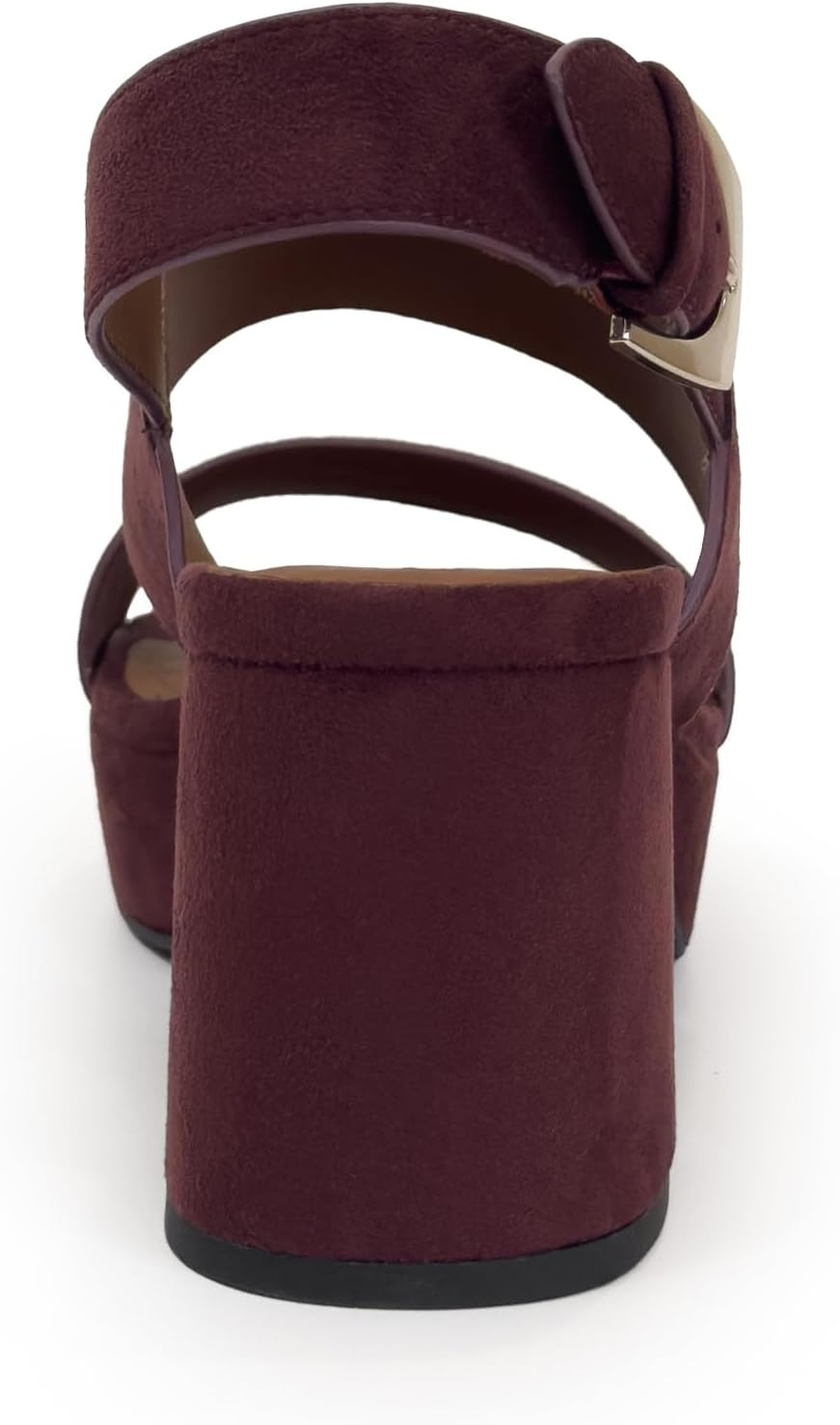 Aerosoles Women’s Camilia Platform Sandal(Fig Faux Suede)