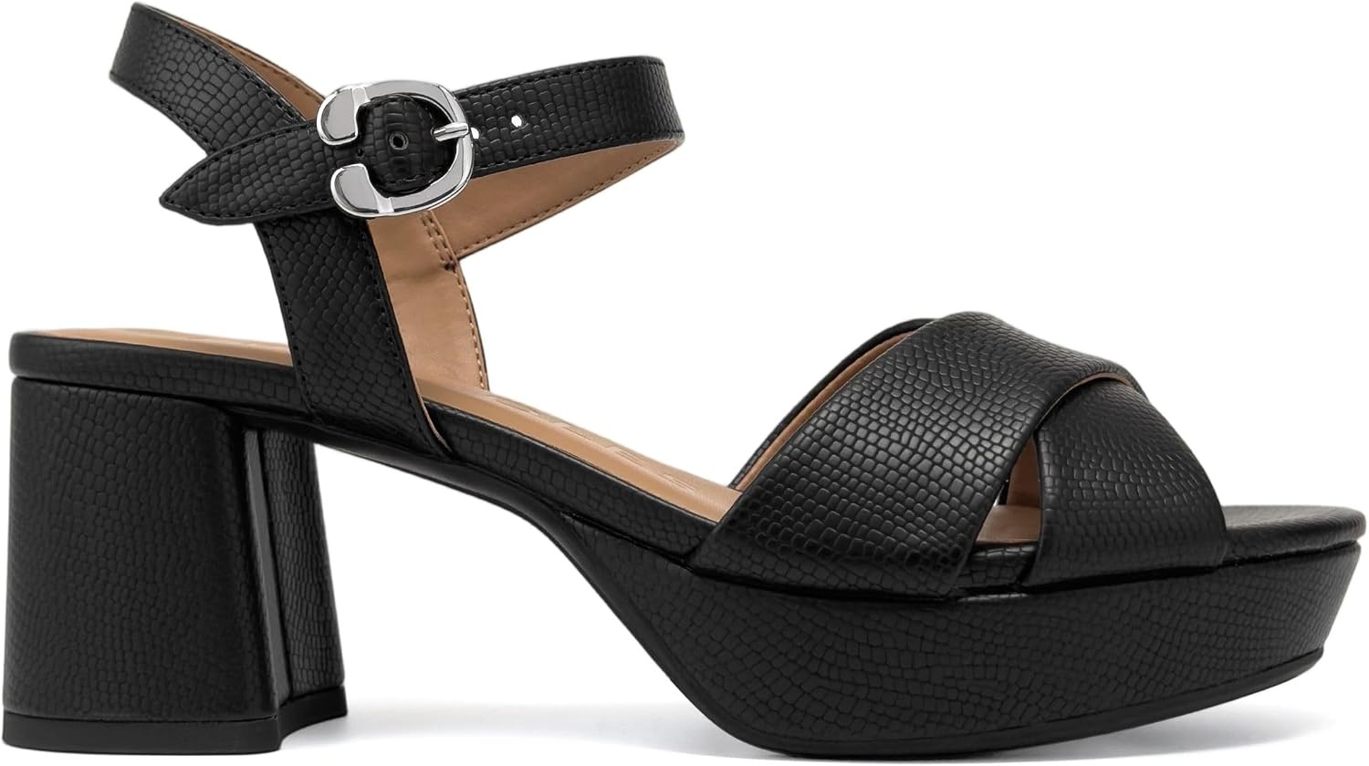 Aerosoles womens Charlye(Black Lizard)