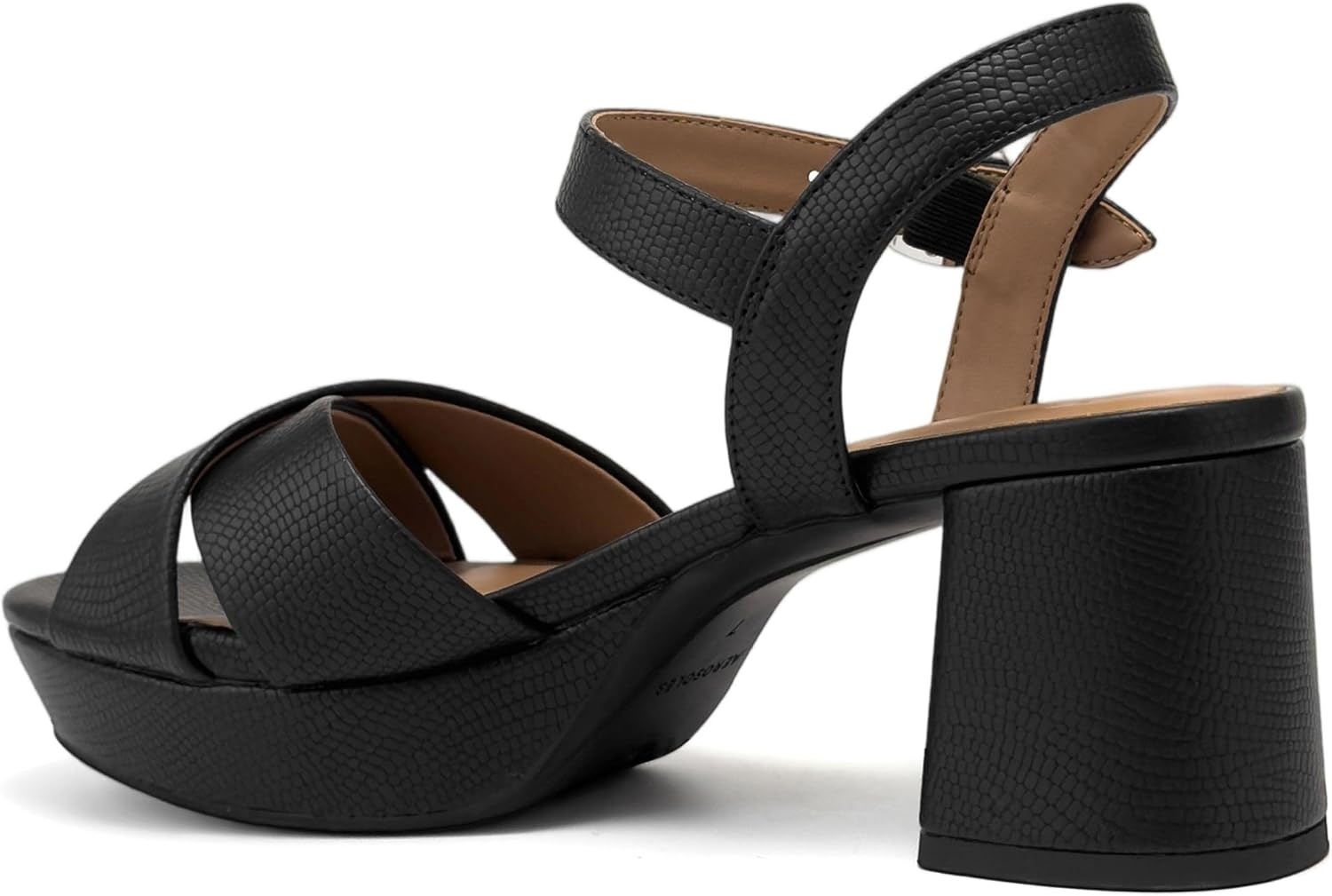 Aerosoles womens Charlye(Black Lizard)