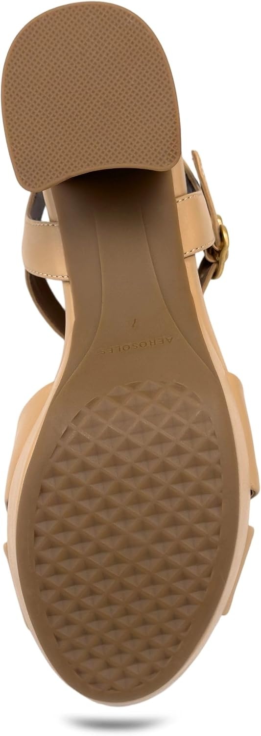 Aerosoles womens Charlye(Beige Bisque Faux Soft Leather)