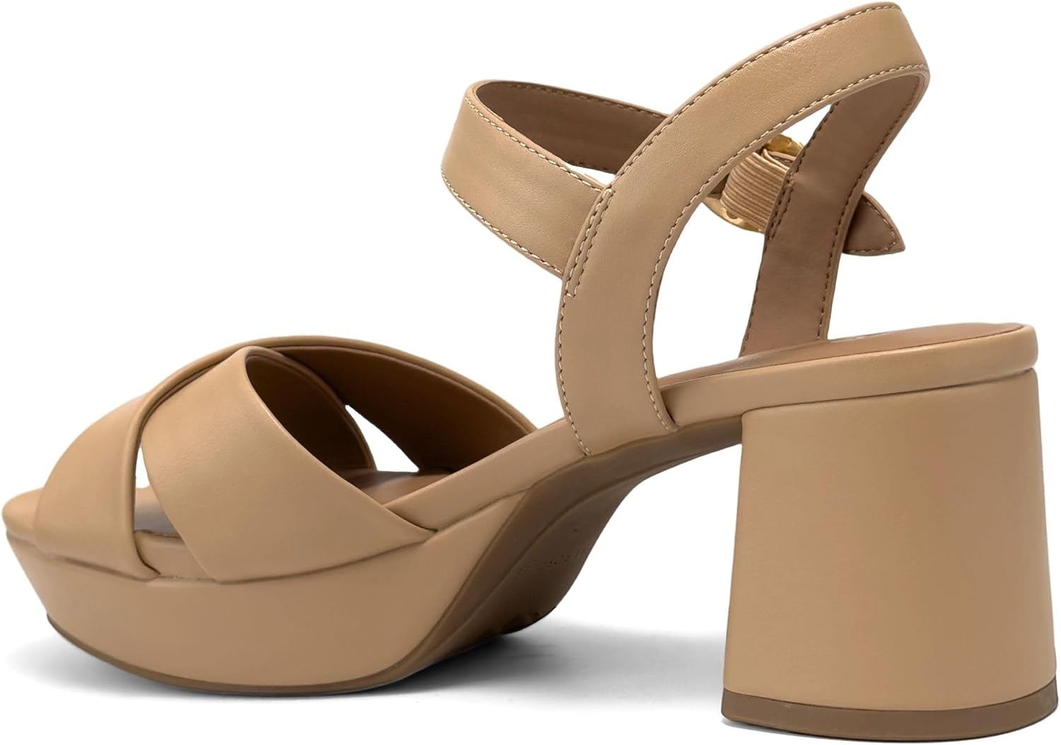 Aerosoles womens Charlye(Beige Bisque Faux Soft Leather)