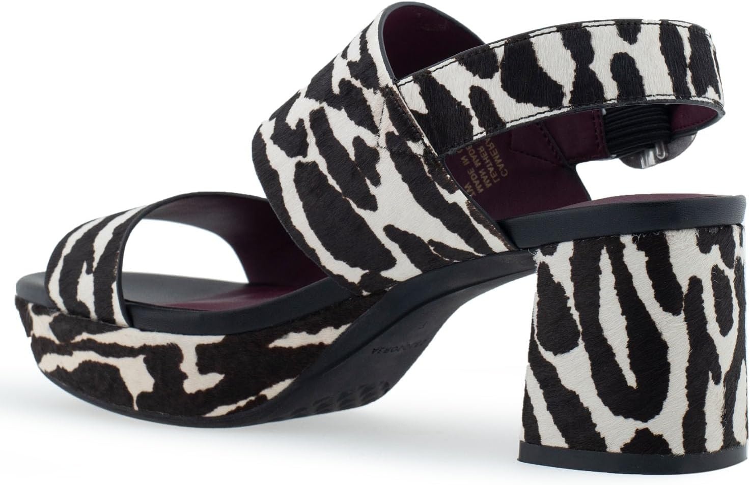 Aerosoles Women’s Camera Platform Sandal(Zebra Haircalf)