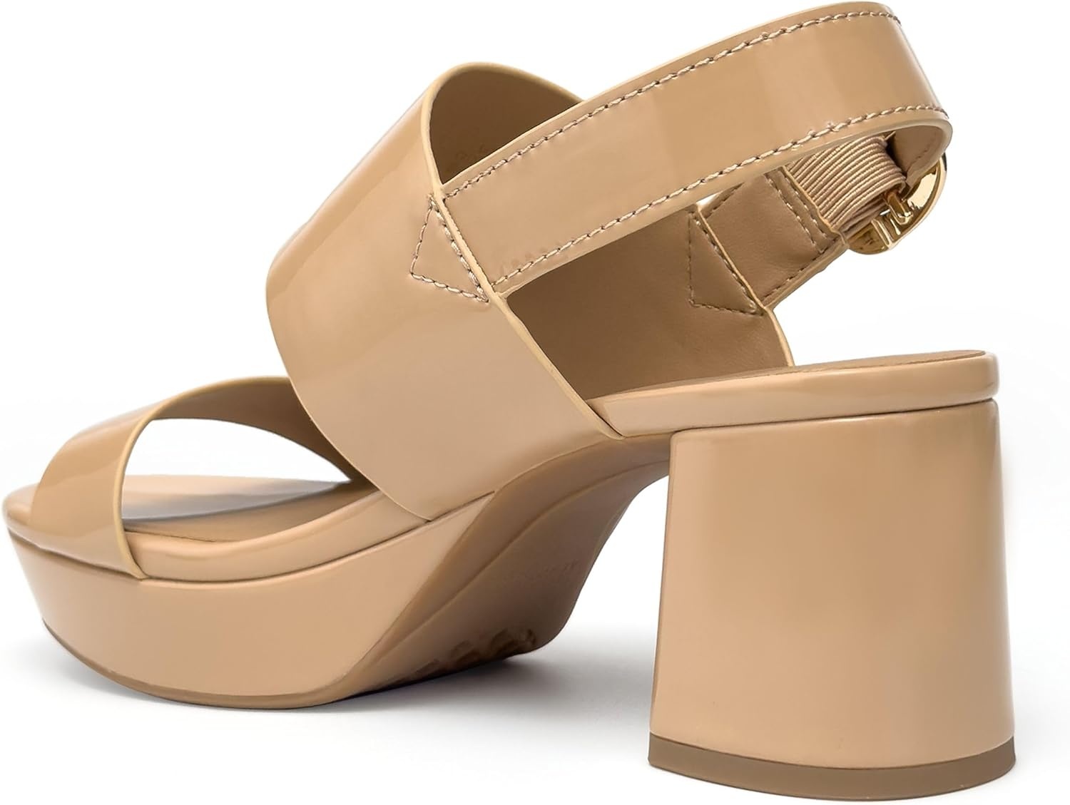 Aerosoles Women’s Camera Platform Sandal(Beige Bisque)