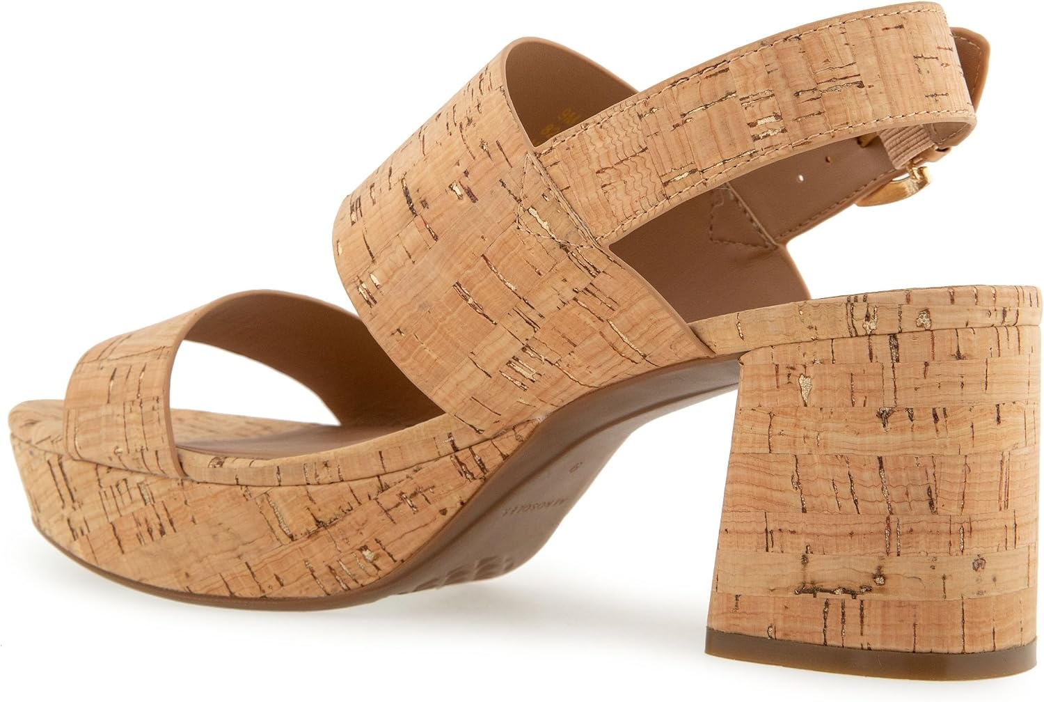 Aerosoles Women’s Camilia Platform Sandal(Cork/Gold Fleck)