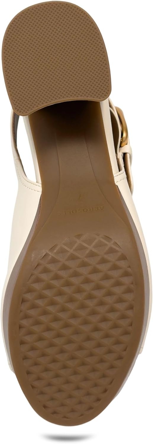 Aerosoles womens Chancey(Eggnog Faux Soft Leather)
