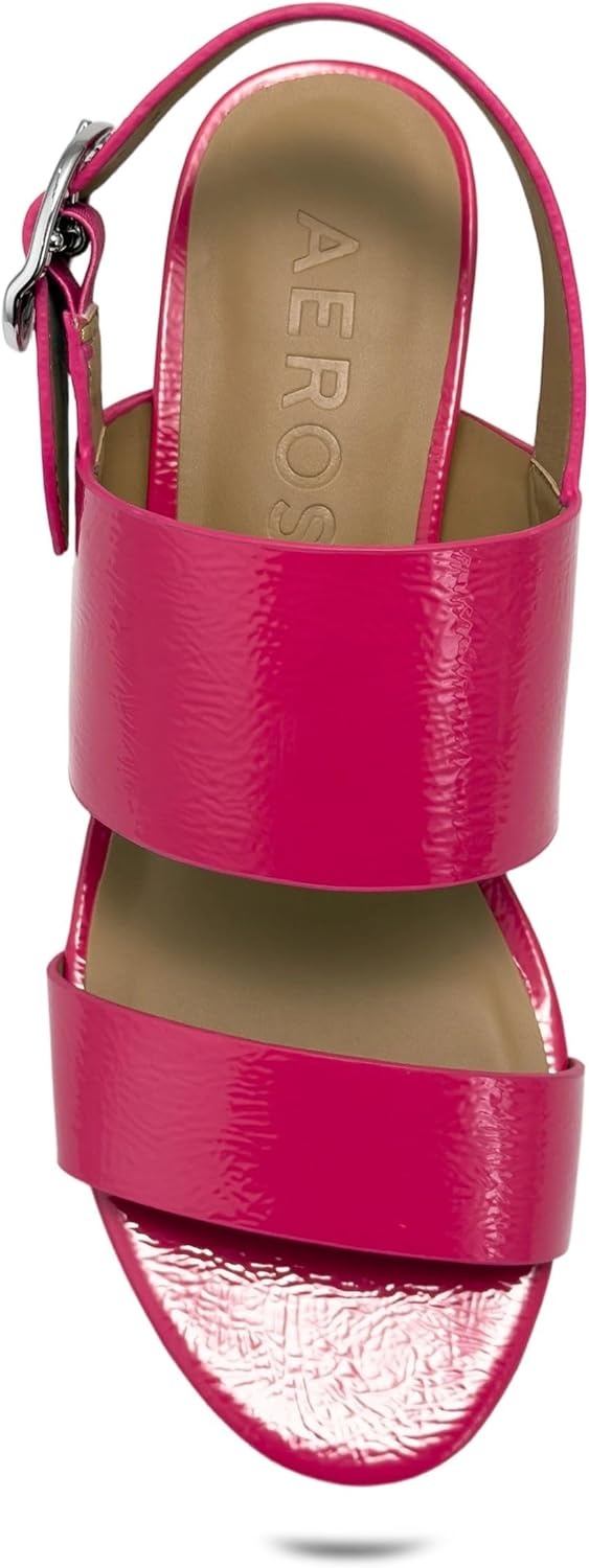 Aerosoles Women’s Camera Platform Sandal(Magenta)