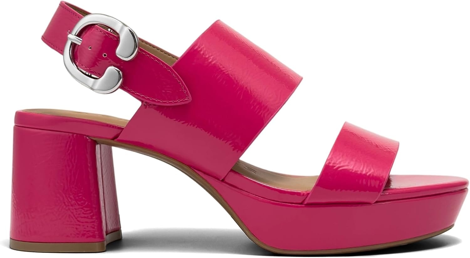 Aerosoles Women’s Camera Platform Sandal(Magenta)