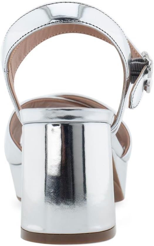 Aerosoles Women’s Cosmos Heeled Sandals(Silver Mirror)