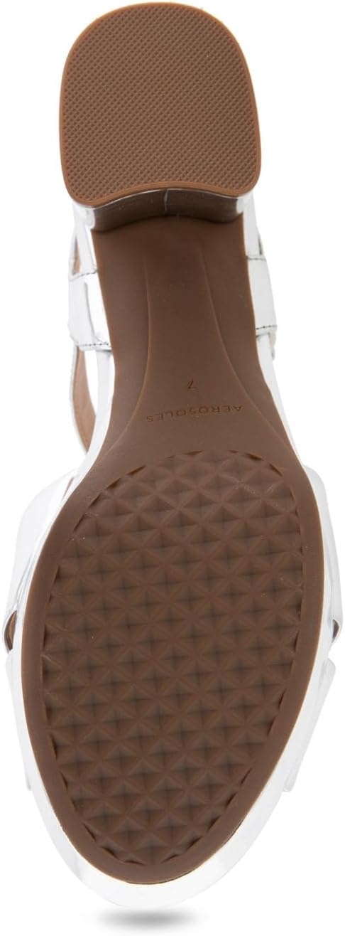 Aerosoles Women’s Cosmos Heeled Sandals(Silver Mirror)