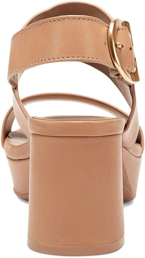 Aerosoles Women’s Camera Platform Sandal(Nude Leather)