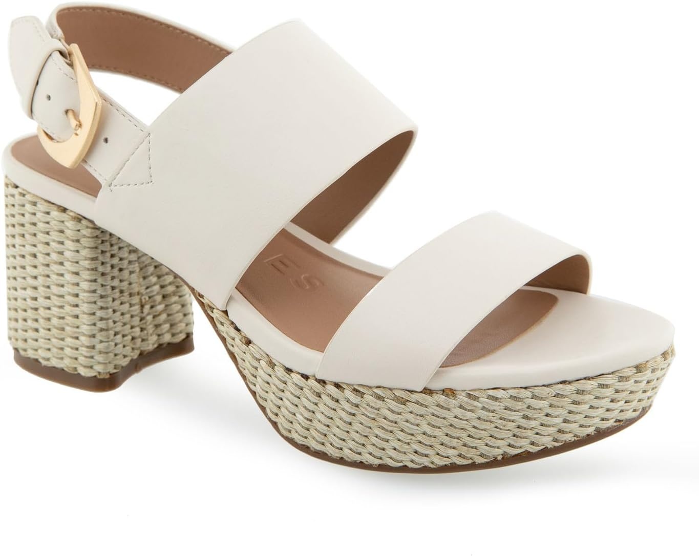 Aerosoles Women’s Camilia Platform Sandal(Eggnog Combo)