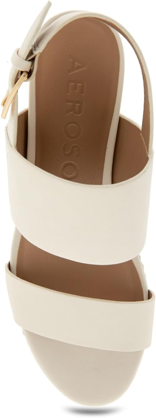 Aerosoles Women’s Camilia Platform Sandal(Eggnog Combo)