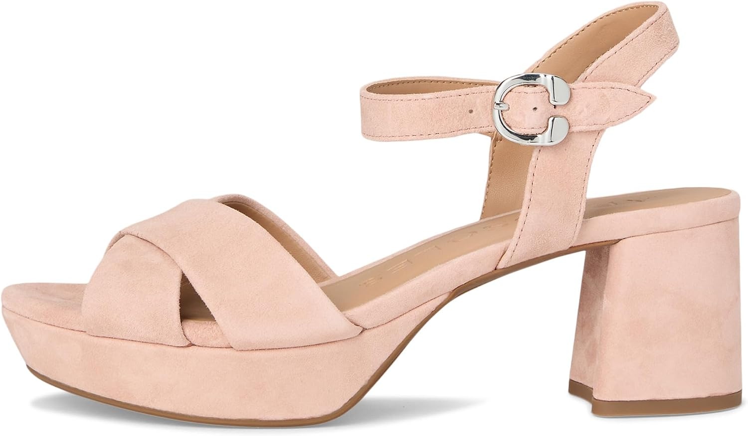 Aerosoles Women’s Cosmos Heeled Sandals(Blush Suede)