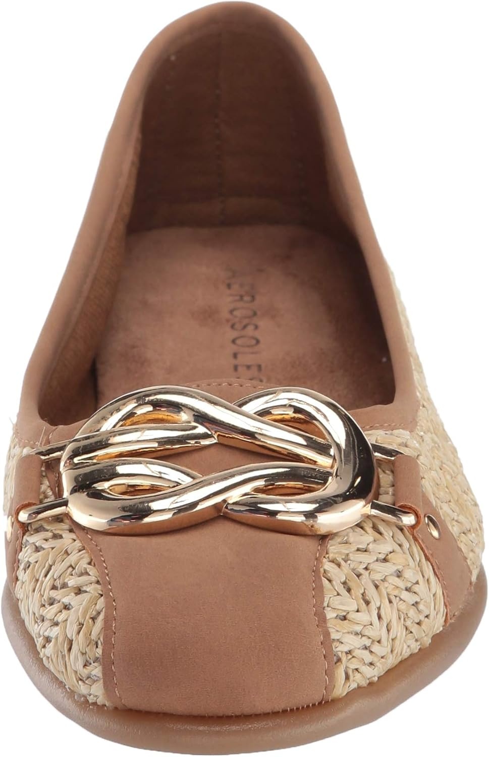 Aerosoles Women’s Big Bet Flats(Natural Combination)