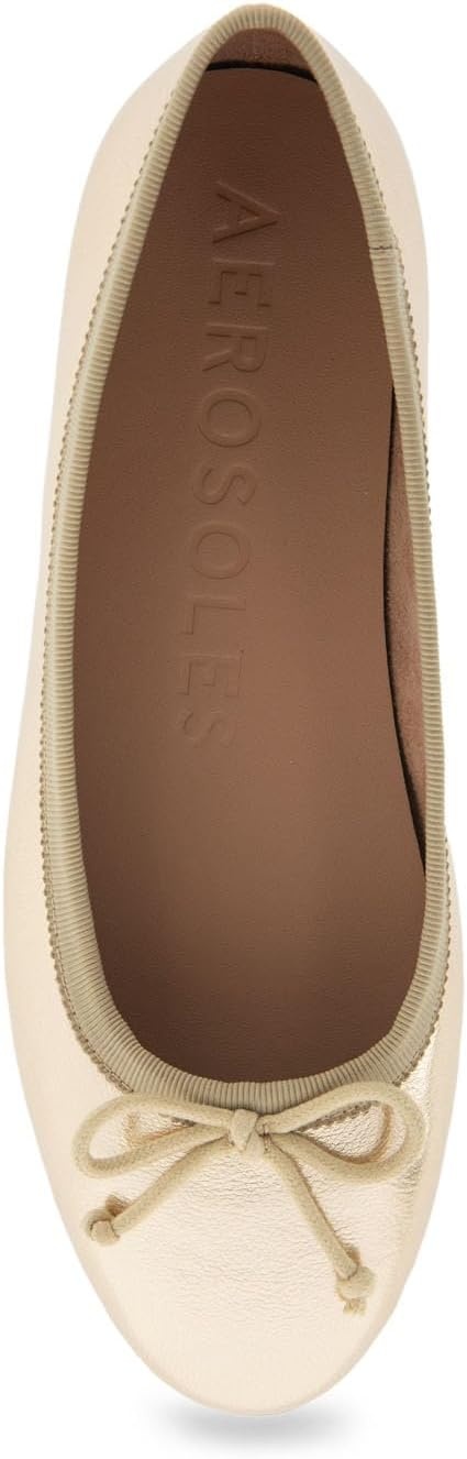 Aerosoles Women’s Homebet Flats(Gold Metallic)