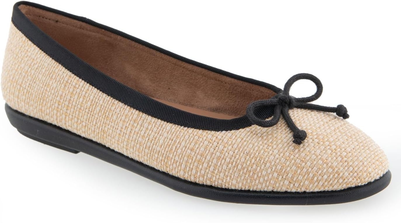 Aerosoles Women’s Homebet Flats(Natural Raffia)
