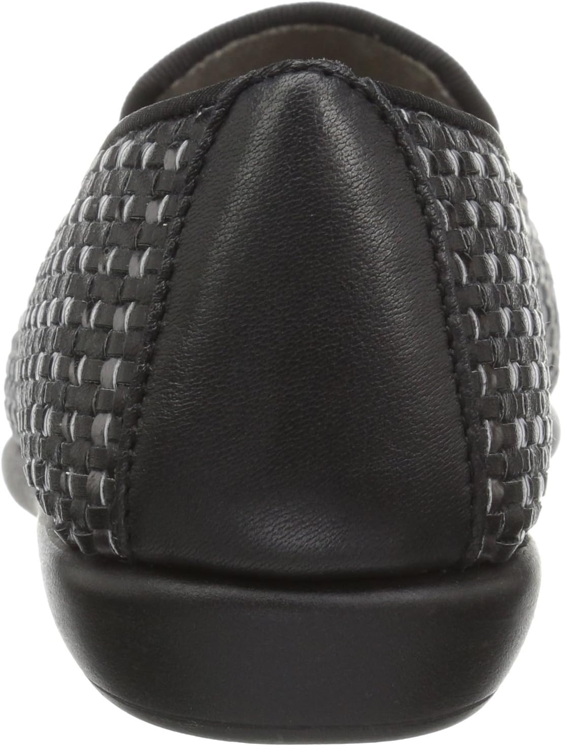 Aerosoles Women’s Betunia Slip-On Loafer with Memory Foam Footbed(Black Met Combo)