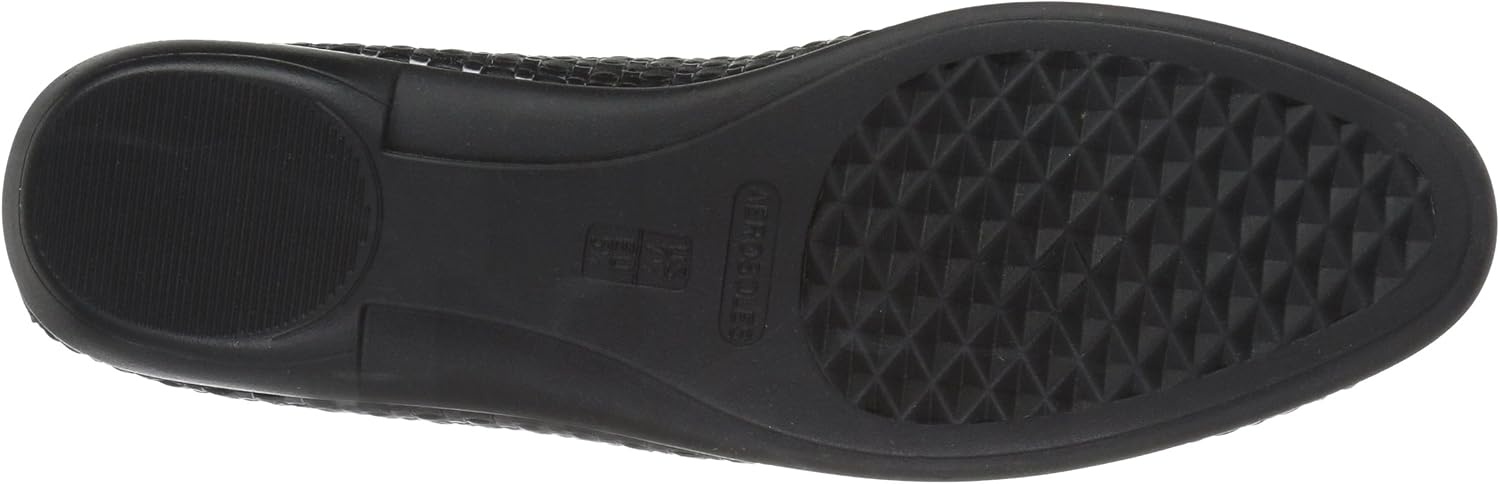 Aerosoles Women’s Betunia Slip-On Loafer with Memory Foam Footbed(Black Met Combo)