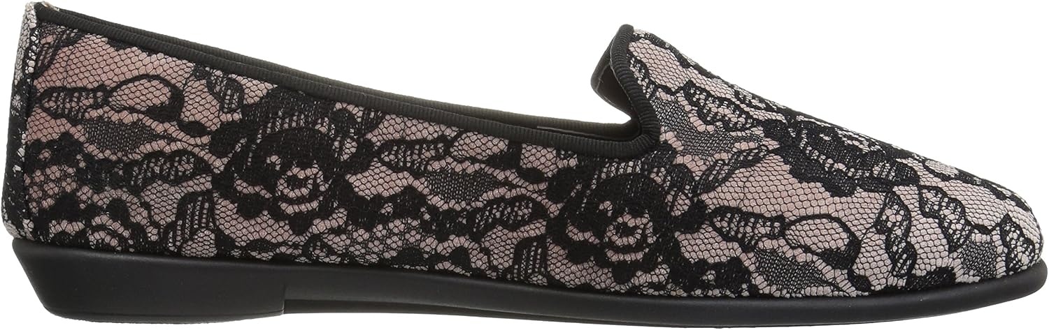 Aerosoles Women’s Betunia Slip-On Loafer with Memory Foam Footbed(Pink Fabric Combo)