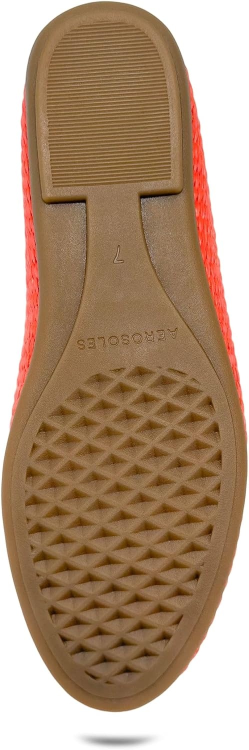 Aerosoles Women’s Homebet Flats(Orange Basket Raffia)